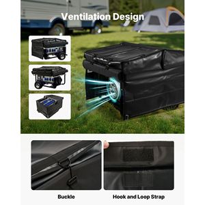 Funda Impermeable Universal para Generador de 34 x 24 x 21 Pulgadas, Compatible con la Mayoría de los Generadores Portátiles de 3500 a 12000 Vatios, Accesorios para Generadores - Product Image 5