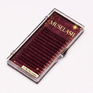 Extensiones de Pestañas Individuales Largas y Naturales Hechas a Mano en Corea, Marca Privada, con Pegamento para Pestañas BlackBerry Matt Silk - Product Image 1
