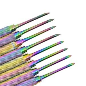 Empujador de Cutículas Profesional de Acero Inoxidable, Reutilizable, Doble Uso, Transparente, para Eliminar Suavemente la Piel Muerta, Precio al por Mayor - Product Image 4