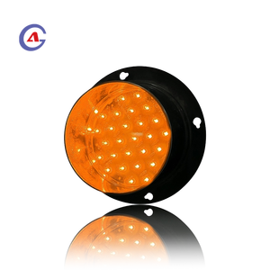 Feux de signalisation routière à LED clignotants rouge, jaune et vert de 88 mm pour la sécurité routière - Product Image 1