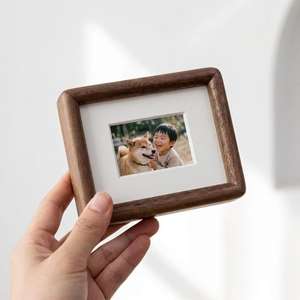 Mini Polaroid Instax Wooden <b>Frame</b> with Mat, Small Solid Wood Photo <b>Frame</b> Gift - Product Image 2