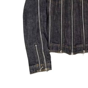 Chaquetas Vaqueras para Hombre con Diseño de Cremallera Único y Moderno, Precio al por Mayor, Chaquetas Vaqueras Personalizadas para Hombre - Product Image 6
