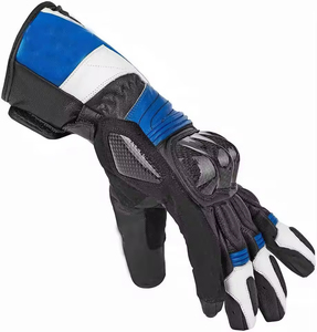 Wholesale Custom Leather Motocross <b>MX</b> Cycling <b>Gloves</b> Full Finger Breathable Sports Bike Racing Grip <b>Gloves</b> - Product Image 2