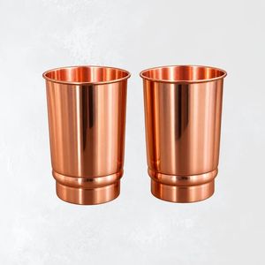 Juego de 2 Vasos de Cobre Premium, Vasos Reutilizables de Metal de Cobre Sólido, Artículos Modernos para Beber, Venta al por Mayor, Exportación a India - Product Image 2