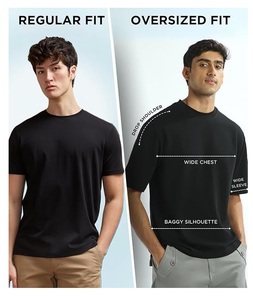 เสื้อยืดคุณภาพสูง 240 GSM ทรงหลวม ไหล่ตก ผ้าหนา หรูหรา คอโอเวอร์ คอตตอน สำหรับสตรีทแวร์ แบบโอเวอร์ไซส์ ระบายอากาศได้ดี - Product Image 1