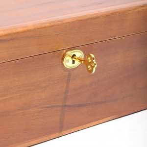 Personalized Acacia Wood Memory <b>Box</b> with Lock: Custom Engraved Wedding <b>Keepsake</b> Chest, Baby <b>Keepsake</b> - Product Image 6