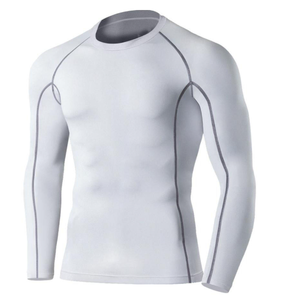 Premium Polyester Men Rash Guard Long Sleeve Quick Dry Swim <b>Shirt</b> for Surfing Swimming and Beach Activities - Product Image 1