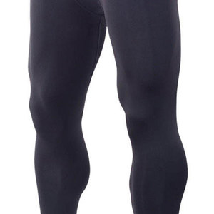 Leggings de compression pour hommes de qualité supérieure, tissu extensible premium, respirant, leggings de compression sportifs en gros - Product Image 6