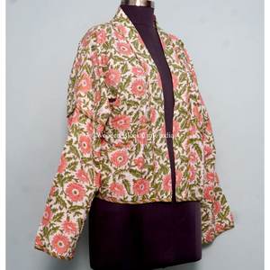 เสื้อแจ็คเก็ตผ้าฝ้ายพิมพ์ลายสวยงามสำหรับฤดูหนาว แขนยาว แฟชั่นฤดูหนาว เสื้อแจ็คเก็ตแบบ unisex สำหรับผู้หญิงและเด็กผู้หญิง - Product Image 4