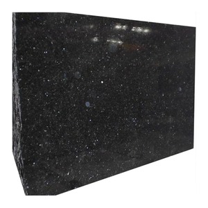 Black Galaxy Polished Gang <b>Saw</b> Granite Slabs Golden Dots Premium Quality Durable Kitchen Tops Stairs Steps Interior Backsplash - Product Image 1