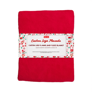 Couverture en polaire pour bébé avec logo personnalisé, en flanelle d'hiver, 1-1,5 kg, douce et chaude, durable, lavable, pour usage hospitalier/hôtelier, cadeau de Noël - Product Image 2