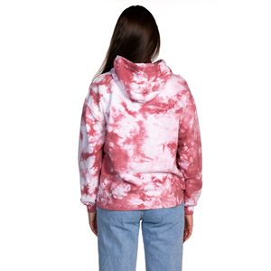 Sweat-shirt tendance et confortable Solid Trader, tissu riche en coton de qualité supérieure, haut streetwear élégant et coloré pour femme, sweat à capuche tie-dye - Product Image 4