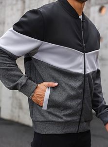 Veste bomber pour homme personnalisée de qualité supérieure, légère, résistante au vent, décontractée, pour l'extérieur, tendance - Product Image 3