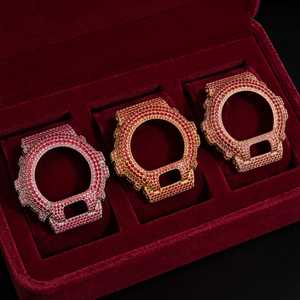 ฝาครอบตัวเรือนนาฬิกาประดับอัญมณีสีแดงสำหรับ GA6900 ผู้ชายผู้หญิงฮิปฮอปเครื่องประดับอุปกรณ์เสริม - Product Image 4