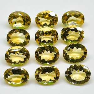 Citrino brasileño natural de 10 mm y 8 mm, piedras de citrino amarillo ovaladas, gemas sueltas sin tratar, precio al por mayor para la fabricación de joyas. - Product Image 2