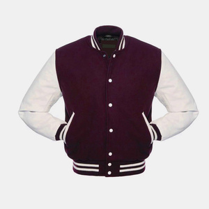 โรงงานผลิตเสื้อแจ็คเก็ต Varsity รับผลิตป้ายแขวน ป้ายทอ ป้ายผ้าขนสัตว์ผสม สำหรับแบรนด์เสื้อผ้าพรีเมียม รับผลิตแบบ OEM - Product Image 6