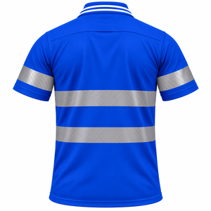 Camisa de Seguridad Reflectante al por Mayor, Ropa de Trabajo para Construcción y Minería, Camisa de Alta Visibilidad de Color Sólido, Camisa de Trabajo de Seguridad Personalizada - Product Image 2