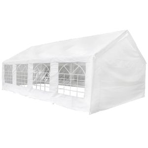 Tente/chapiteau de fête blanche 26.2 'x 13.1' pour mariages et fêtes - Product Image 1