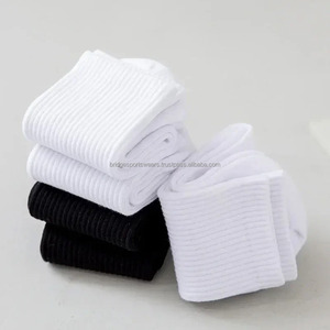 Unisex Custom <b>Dress</b> <b>Socks</b> Solid Color Breathable Cotton Blend - Product Image 2