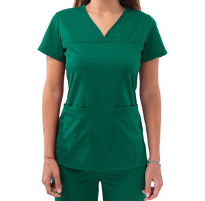 Tenues d'infirmières : Blouse médicale professionnelle pour femme à col en V cœur, uniformes d'hôpital, ensembles de blouses et uniformes, disponible en plusieurs couleurs - Product Image 5