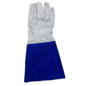 Guantes de Soldadura TIG, Guantes de Cuero Vacuno Extendidos, Aislantes y Anti-escaldaduras para Barbacoa, Chimenea, Soldadura MIG - Product Image 3