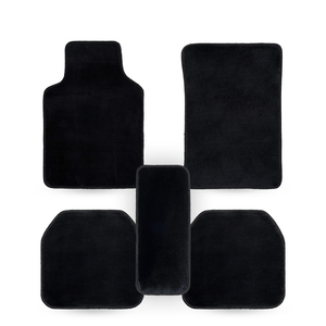 ROADPOWER (RP-MAT-135) Ensemble de 5 tapis de sol universels pour voiture, tapis de moquette de qualité supérieure pour sièges avant et arrière, faciles à installer et à nettoyer - Product Image 1