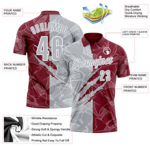 Camiseta Polo Deportiva Personalizada, Tejido de Poliéster Transpirable, Uniforme Deportivo de Alto Rendimiento, Proveedor Mayorista - Product Image 3