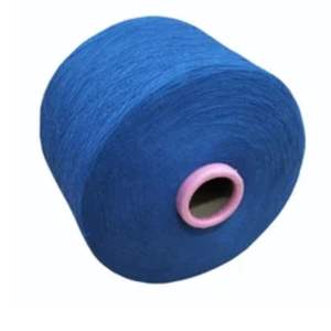 Fil à tricoter en coton recyclé NE 16s/2, 65% coton et 35% polyester, couleurs foncées, prix usine, plusieurs couleurs disponibles. - Product Image 2