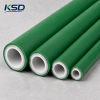 Expédition rapide DN20 DN25 DN32 SDR6 Tuyau composite PPR-AL-PPR haute température 95°C pour eau chaude et froide