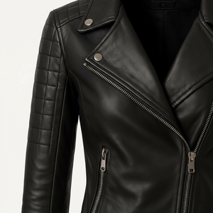 Women Leather <b>Jacket</b> Waterproof Breathable Custom OEM Wholesale - Product Image 2