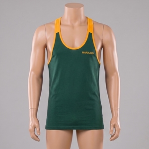 Custom Men Gym Tank Top Breathable <b>Stringer</b> Bodybuilding <b>Vest</b> Workout Fitness Sleeveless Shirt Contrast Piping Athletic Wear - Product Image 4