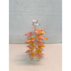 Metal Autumn Maple Leaf Candle Holder Stand Taper <b>Candlestick</b> for Thanksgiving Halloween Table Centerpiece Home Wedding Decor - Product Image 1