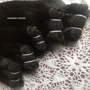 Cabello indio de estilo suave natural virgen sin procesar Cutícula ondulada recta alineada Proveedores de paquetes de cabello Remy birmano vietnamita crudo - Product Image 6