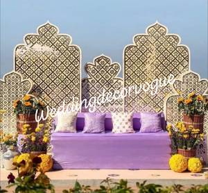 Golden Wedding <b>Frame</b> Iron Arch <b>Backdrop</b> Stand for Wedding Event Party Decoration Hotel Banquet Stage Decoration - Product Image 4