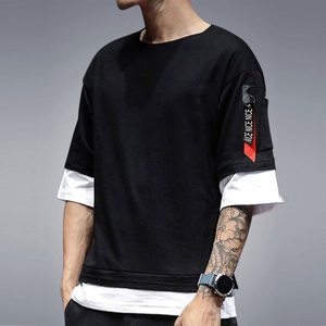 T-shirt Homme Personnalisé 100% Coton 300 GSM Épais Coupe Boxy Épaules Tombantes Col Rond Oversize Streetwear - Product Image 1