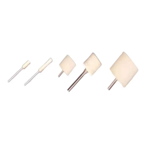 High Density Mandrel Mounted Felt Bobs High Density Felt Polishing <b>Tools</b> for Metal Buffing and Finishing Work - Product Image 1