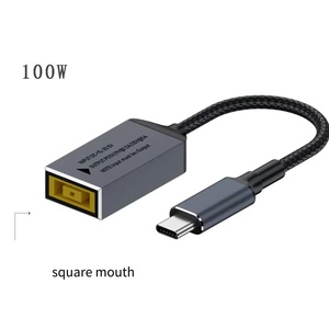 Adaptador Cuadrado de Alta Potencia de 11 mm x 4,5 mm a <span class=keywords><strong>USB</strong></span> Tipo C, Cable de Carga de 100 W, Ideal para Computadoras Portátiles, Teléfonos y Tabletas <span class=keywords><strong>HP</strong></span> y DELL - Product Image 4