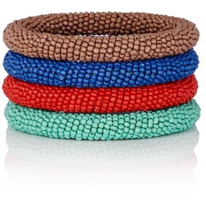 สร้อยข้อมือลูกปัดดีไซน์สร้างสรรค์ สีสันสดใส งานแฮนด์เมด พรีเมียม ประดับด้วยงานปักลูกปัด หรูหรา สำหรับสวมใส่ที่ข้อมือ - Product Image 6