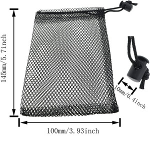Bolsa de embalaje con cordón de malla, portátil, a la moda, para todas las estaciones, estilo minimalista - Product Image 3