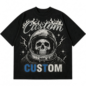 T-shirt imprimé avec graphisme personnalisé, style vintage tendance, manches courtes, 100% coton, qualité supérieure, unisexe - Product Image 1