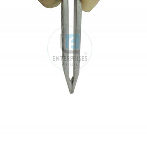 Prix de gros, pinces à sourcils en acier inoxydable de haute qualité avec pointe incurvée, design écologique et léger - Product Image 6