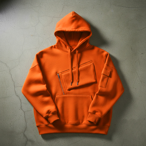 Streetwear Manufacturer Autumn Hoodies Clothing Digital <b>Thick</b> <b>Fleece</b> Zipper-Up Oversized Vintage Hood 100% Cotton for Men - Product Image 3