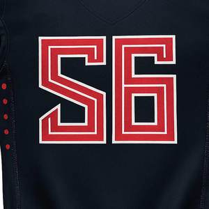 Custom American Breathable Tackle Twill Embroidery Design Club Football Jerseys Short Sleeves Team Shirt Quick Dry Adjustable - Product Image 4