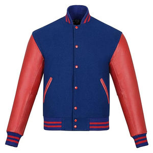 Chaqueta Varsity para Hombre de Alta Calidad, Venta al Por Mayor, Resistente, con Revestimiento de Poliéster, Impermeable, Gruesa, Informal para Invierno - Product Image 1