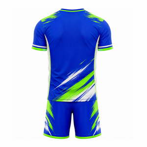 Ensemble maillot et short de football Elite – Design sublimé haut de gamme, option de personnalisation complète pour uniforme d'équipe de championnat - Product Image 2