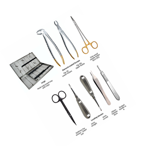 Kit de chirurgie dentaire, instruments chirurgicaux professionnels pour implants et interventions buccales, outils d'extraction dentaire - Product Image 5