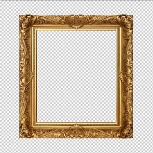 <b>Wooden</b> <b>mirror</b> frame with rich mahogany surface and elegant curves for classic bedrooms or sophisticated office decor - Product Image 2