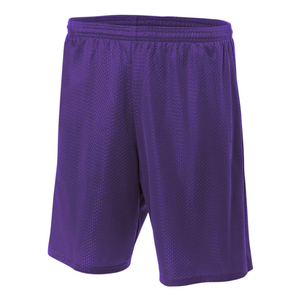Wholesale Moisture wicking Odor resistant Stain release 1.5" Covered <b>elastic</b> waistband with inside draw <b>cord</b> mesh shorts - Product Image 5