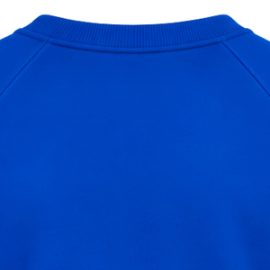 Sudadera Azul para Mujer con Cuello Redondo, Gráfico de Letras Griegas Doradas 1922, Rayas Blancas y Doradas en las Mangas, Manga Larga, Estilo Casual Universitario - Product Image 5