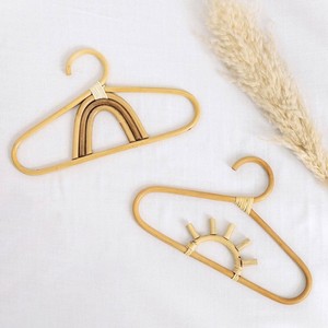 Best-pick rattan children coat hangers eco friendly <b>small</b> size kids clothes hanger premium quality - Product Image 1